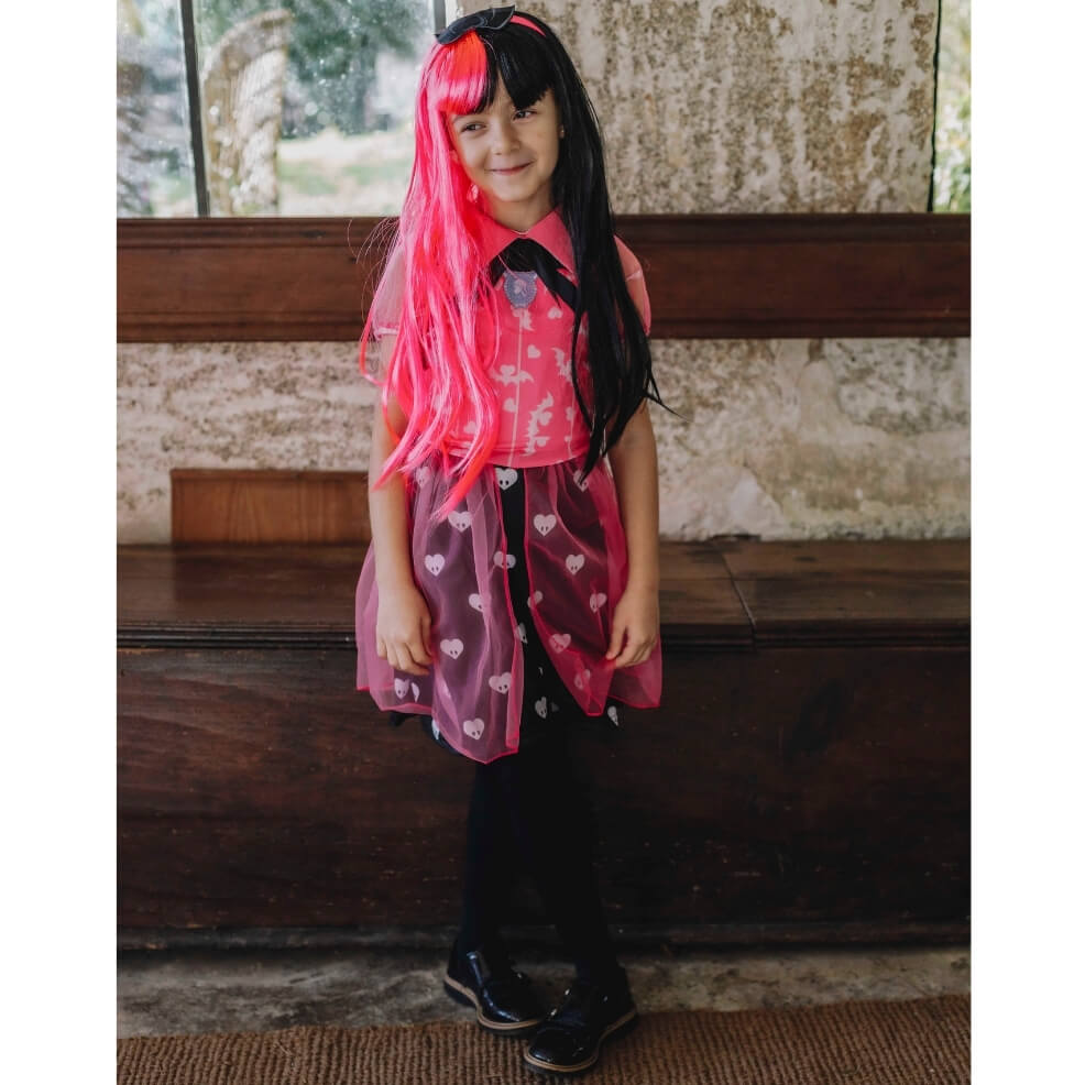 Peruca infantil Monster High™ Draculaura