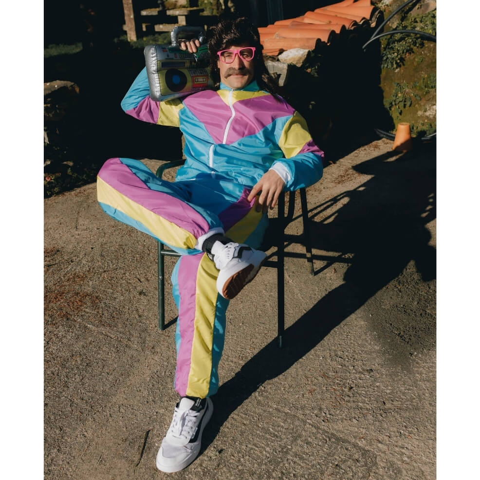 Fato de Treino dos Anos 80 Azul para homem