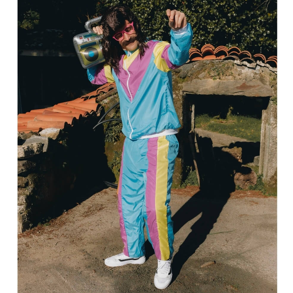 Fato de Treino dos Anos 80 Azul para homem