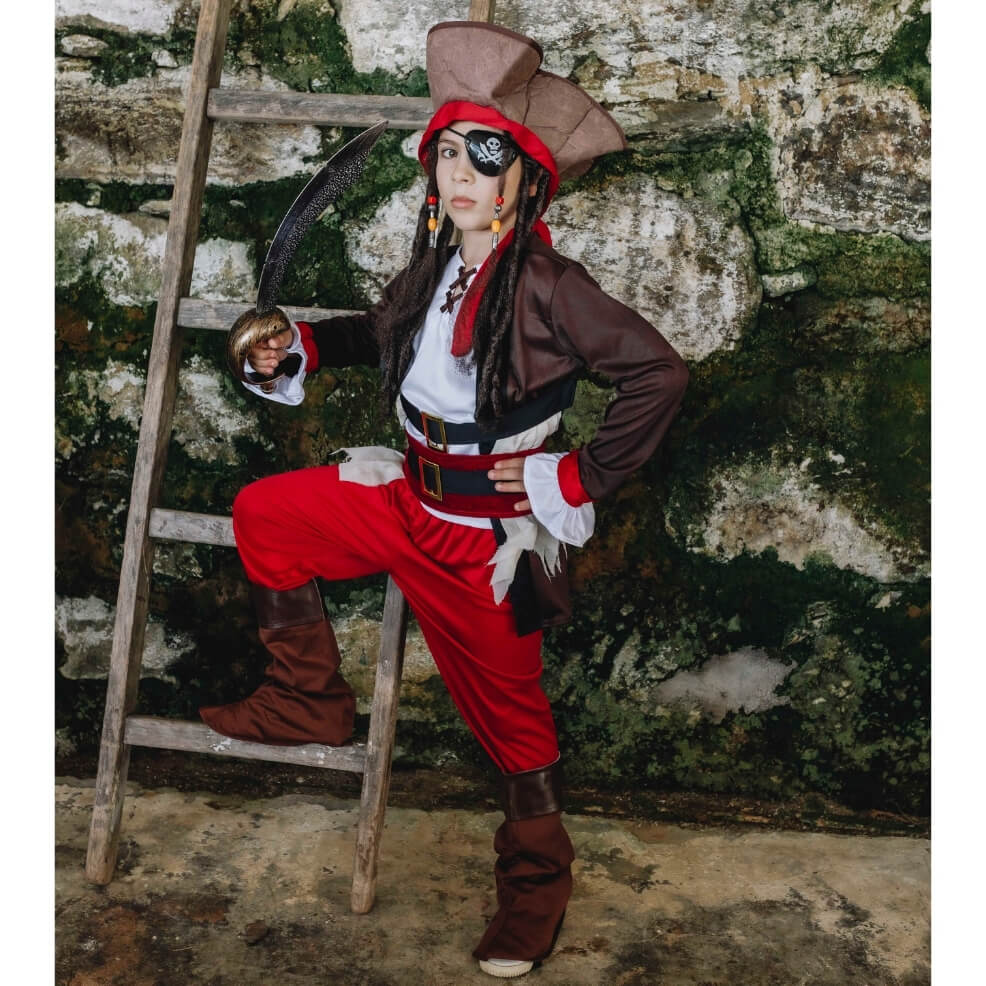 Fato de Capitão Pirata Davis para menino