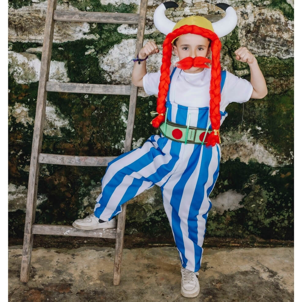 Fato de Galo Forte para criança