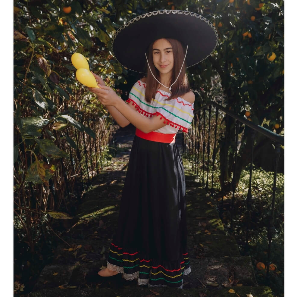Fato de Valentina Mexicana para menina