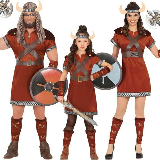 Fatos de grupo de Viking Nórdico