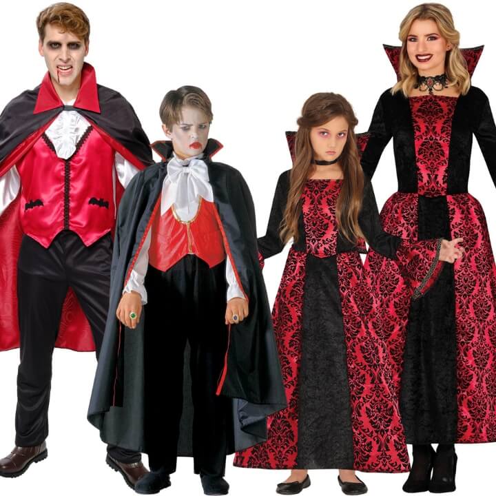 Fatos de grupo de Vampiro Royal