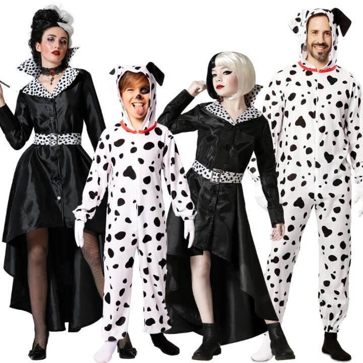 Fatos de grupo de Cruella e os Dálmatas