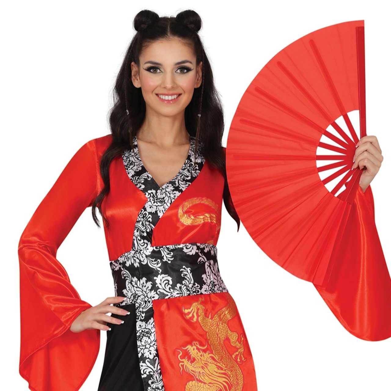 Leque Vermelho Grande