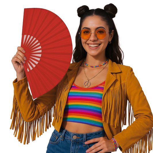 Leque Vermelho Grande