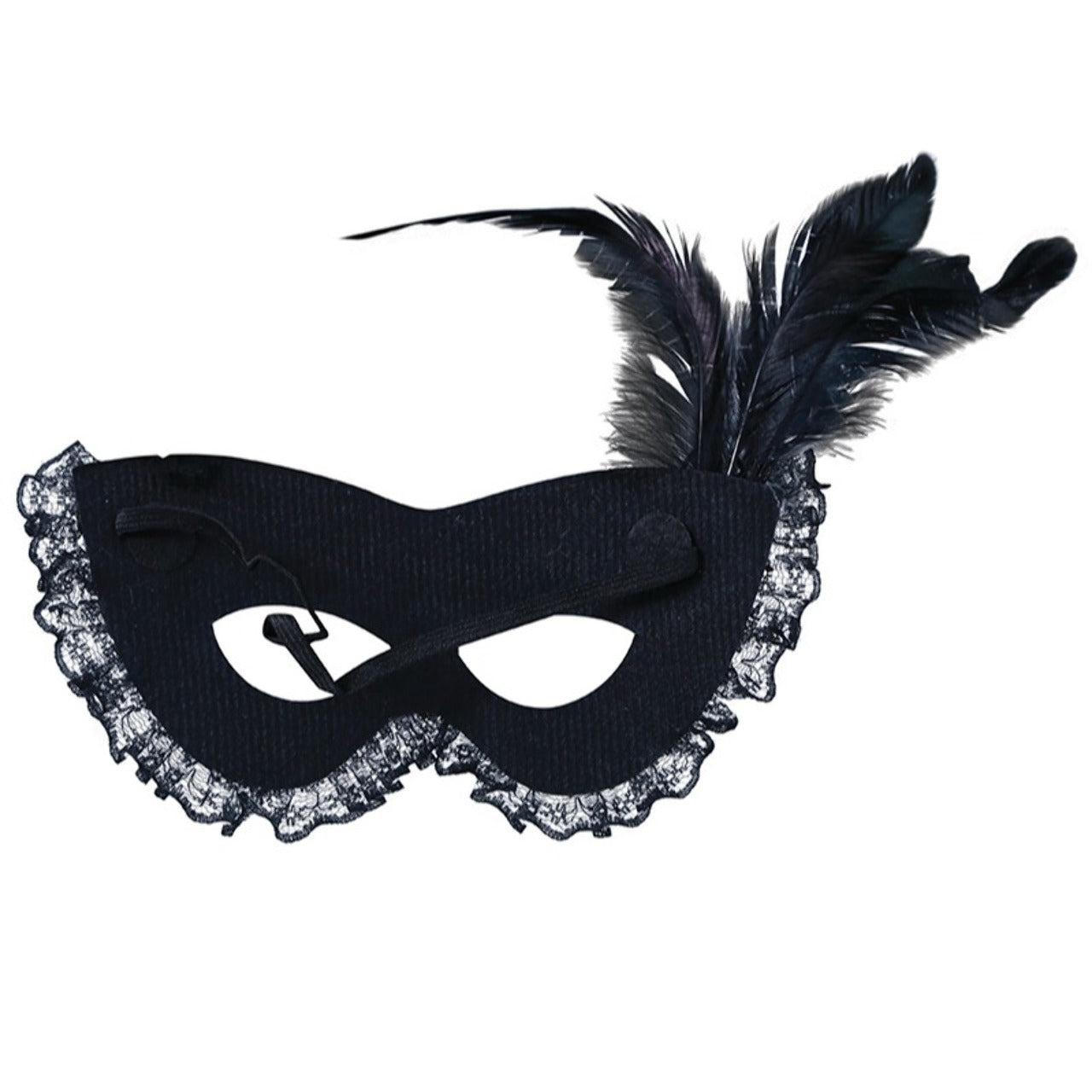 Máscara Preta com Aranha