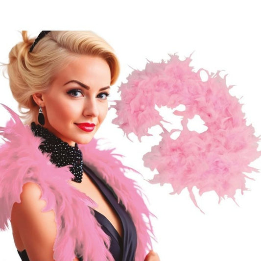 Boa de Marabu Rosa - 40 gr