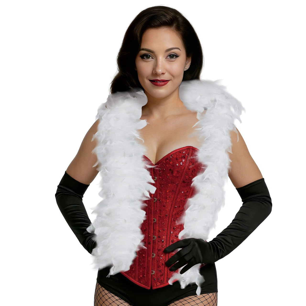 Boa de Plumas Branca 80g