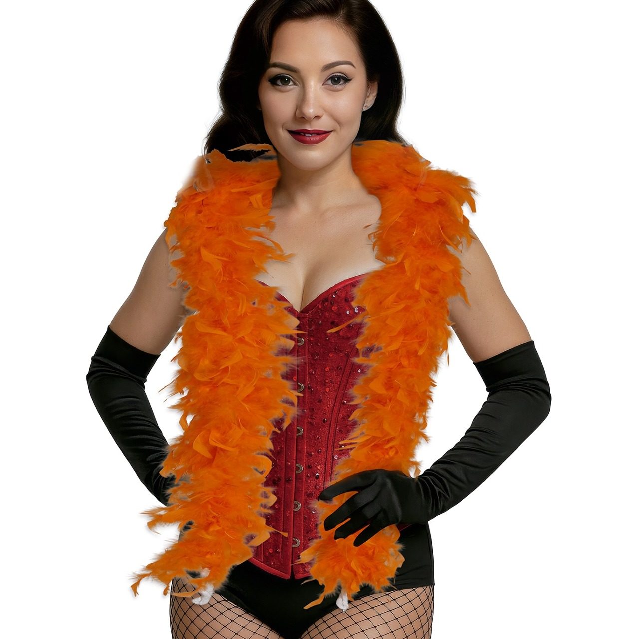 Boa de Plumas Branca 80g