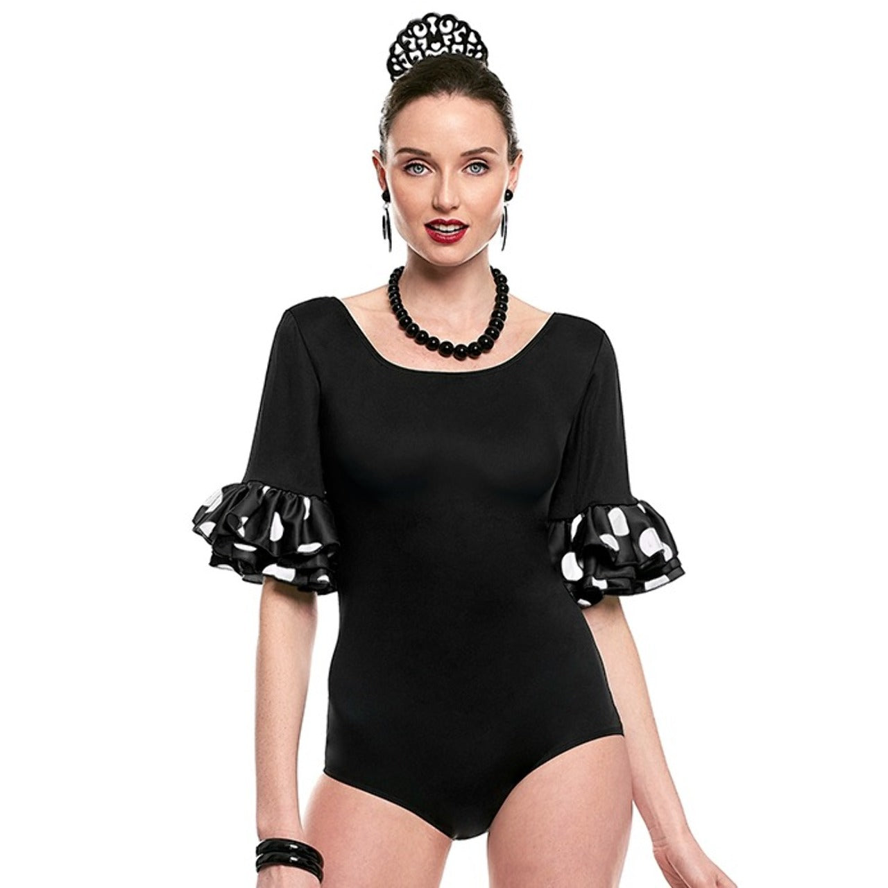 Corpo Flamenco Preto e Branco