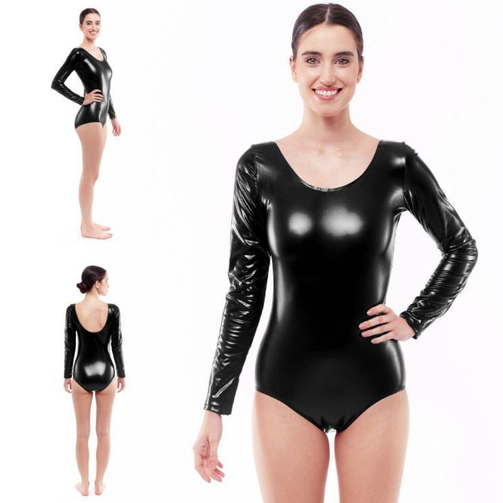 Macacão Preto Metalizado