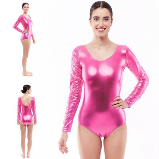 Macacão Rosa Metalizado