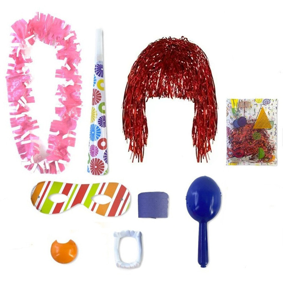 Saco de festa com peruca