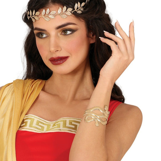 Pulseira Cobra Dourada Metálica