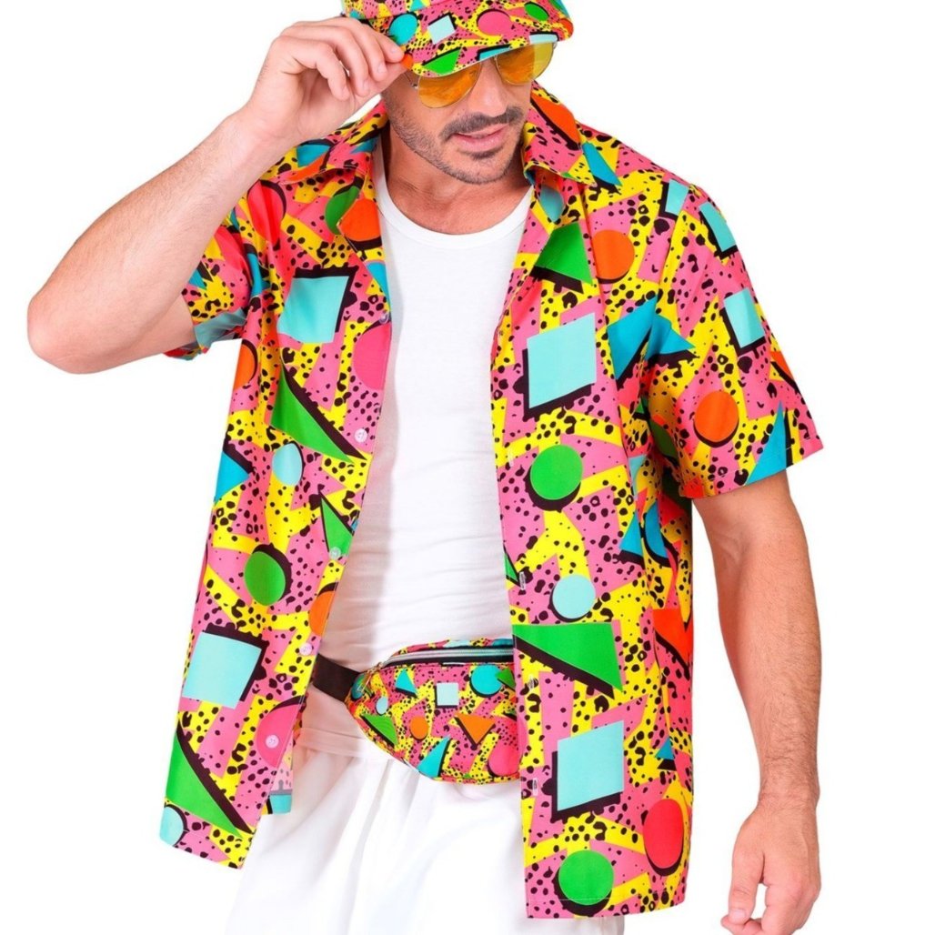 Camisa dos anos 80 Funky