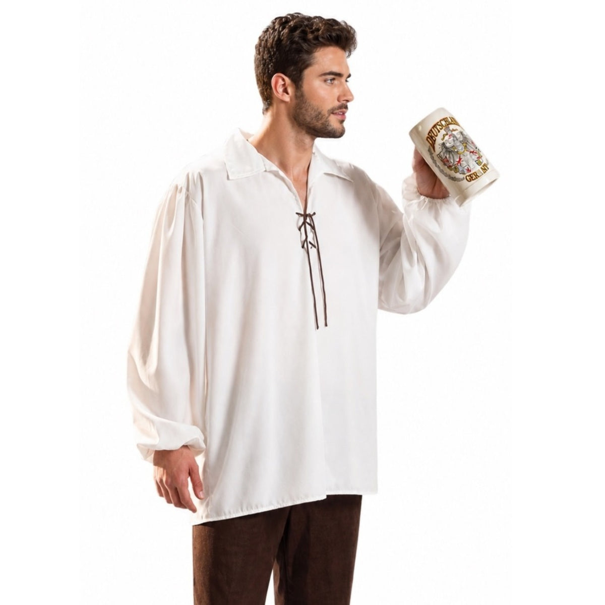 Camisa Medieval de Sancho para homem