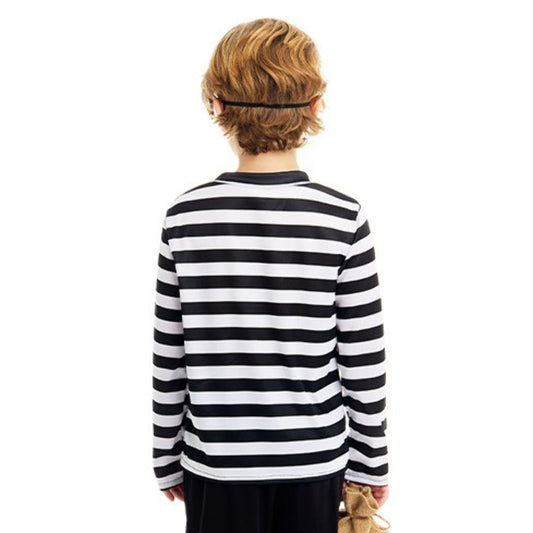 Camiseta Ladrão com listras infantil