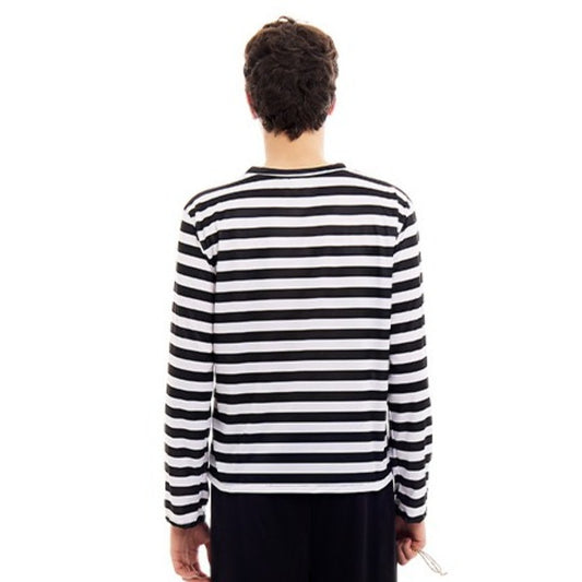 Camiseta Ladrão com Listras