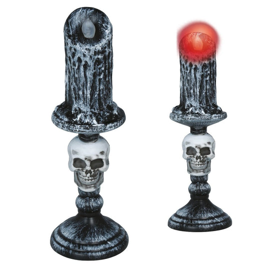 Castiçal Caveira Luminoso