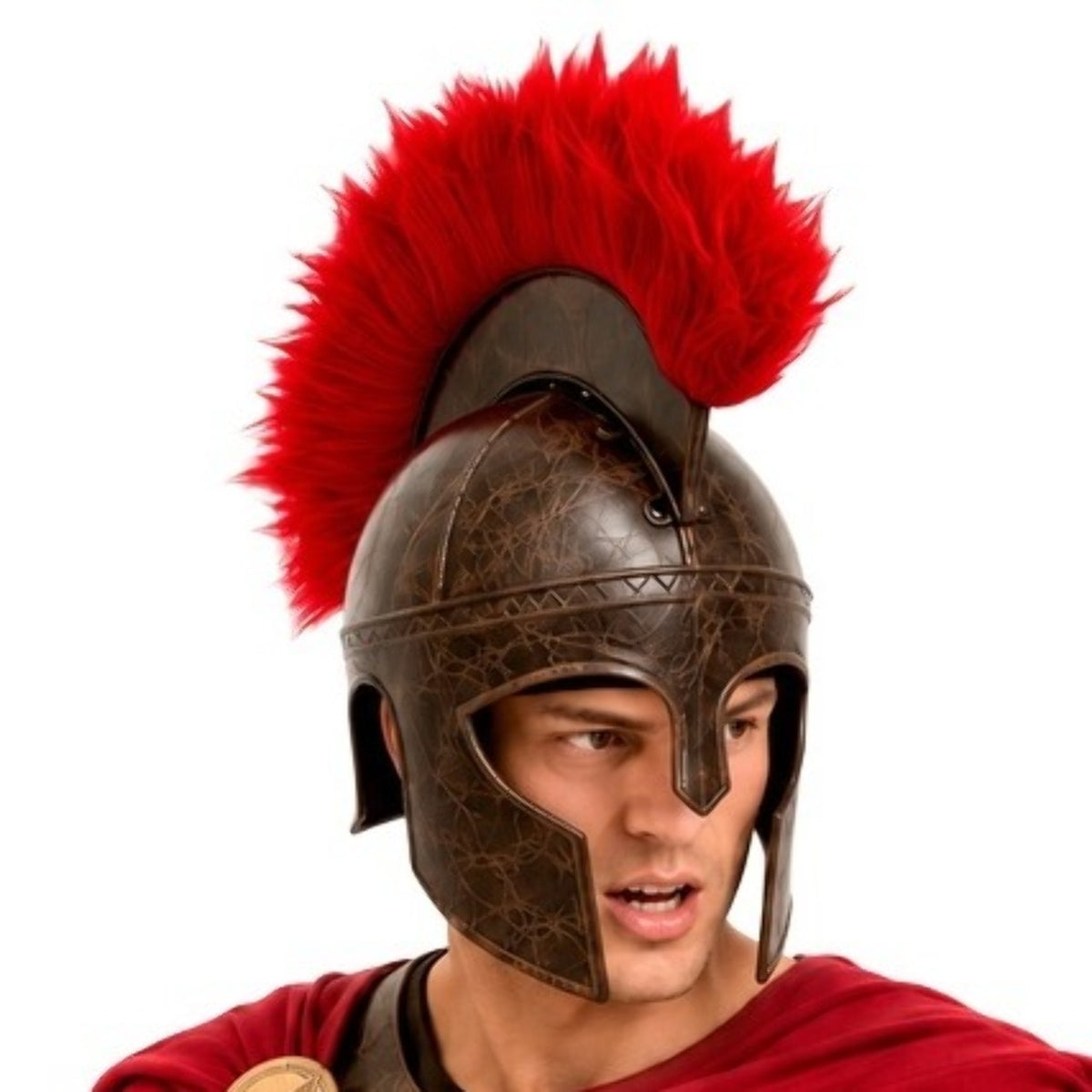 Capacete Romano de Couro
