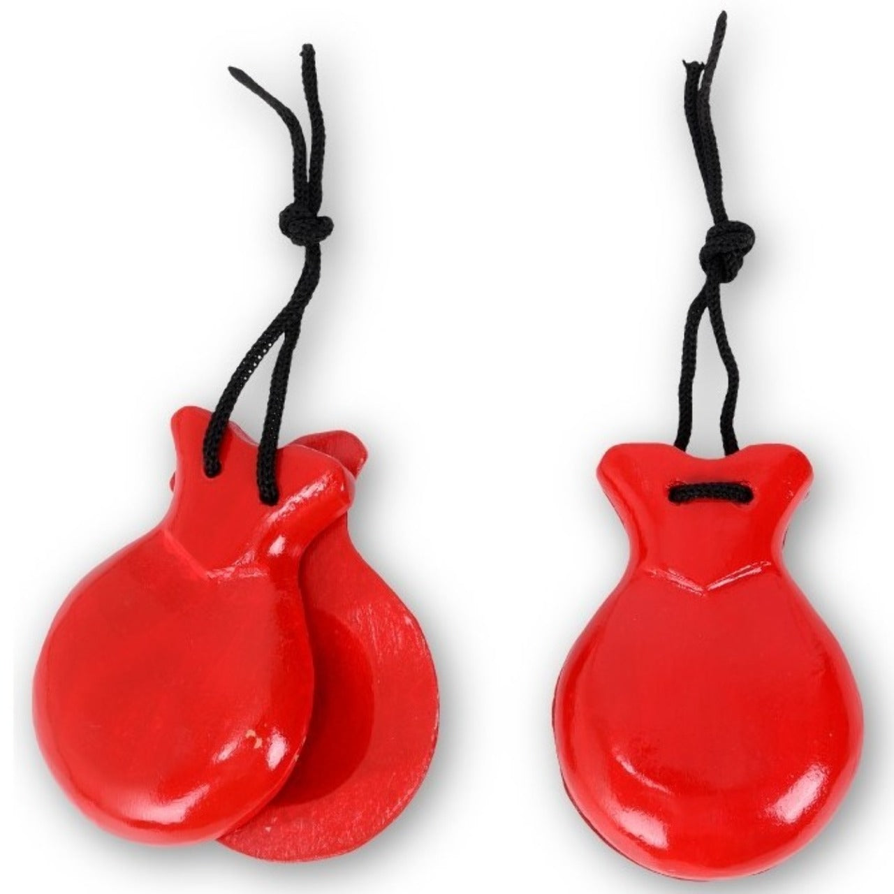 Castanholas Flamencas Vermelhas Simples
