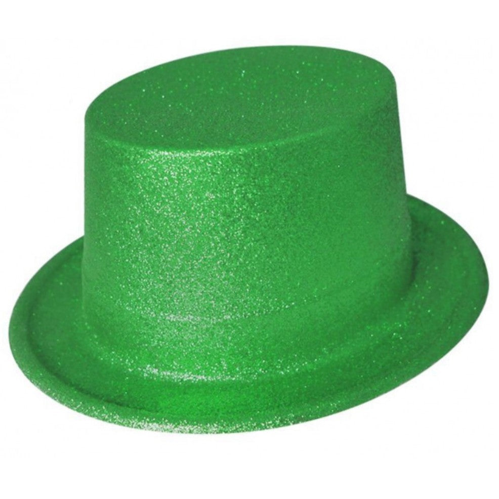 Cartola Verde com Purpurinas para Criança