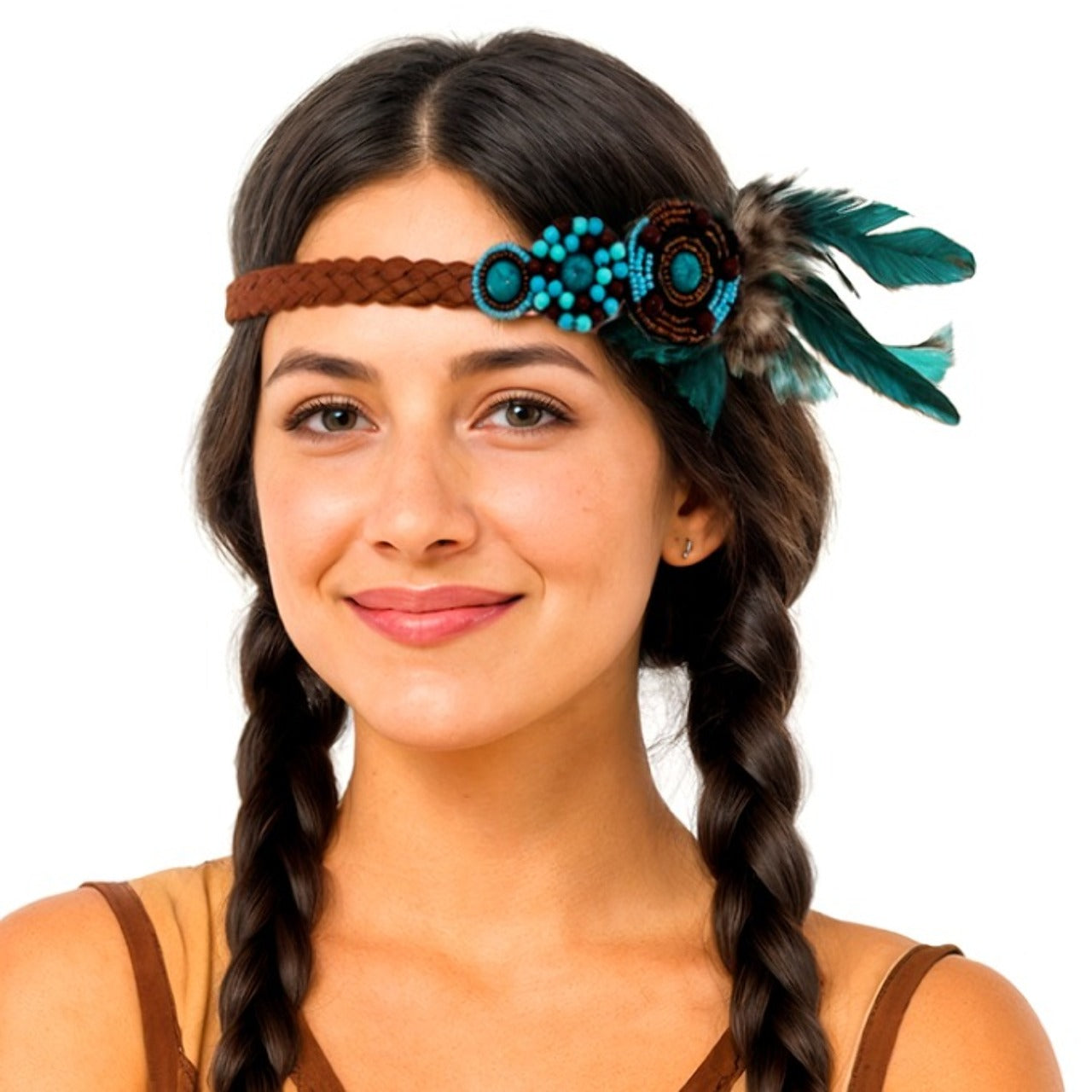 Cinta de Índia Turquesa