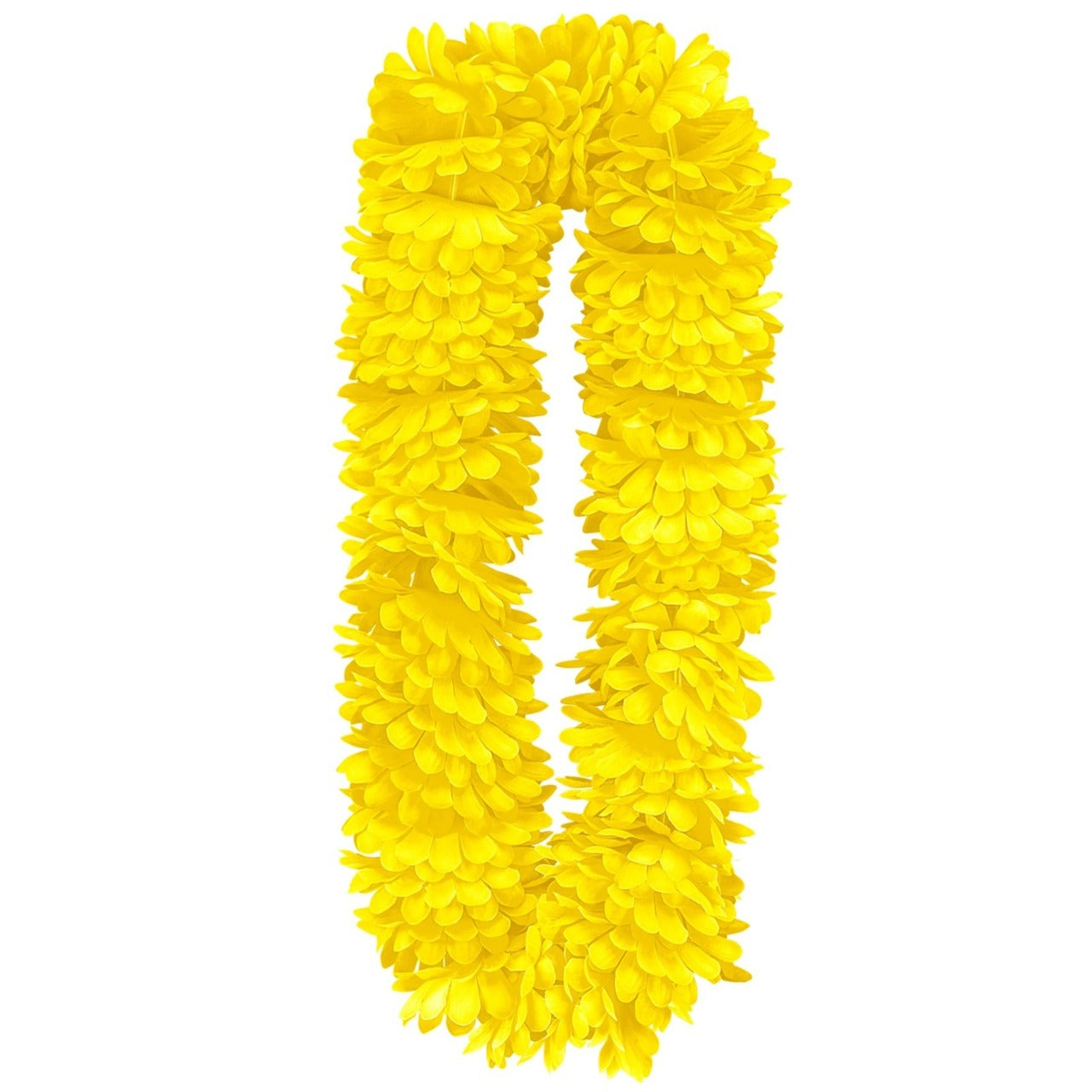 Colar Havaiano Amarelo Deluxe