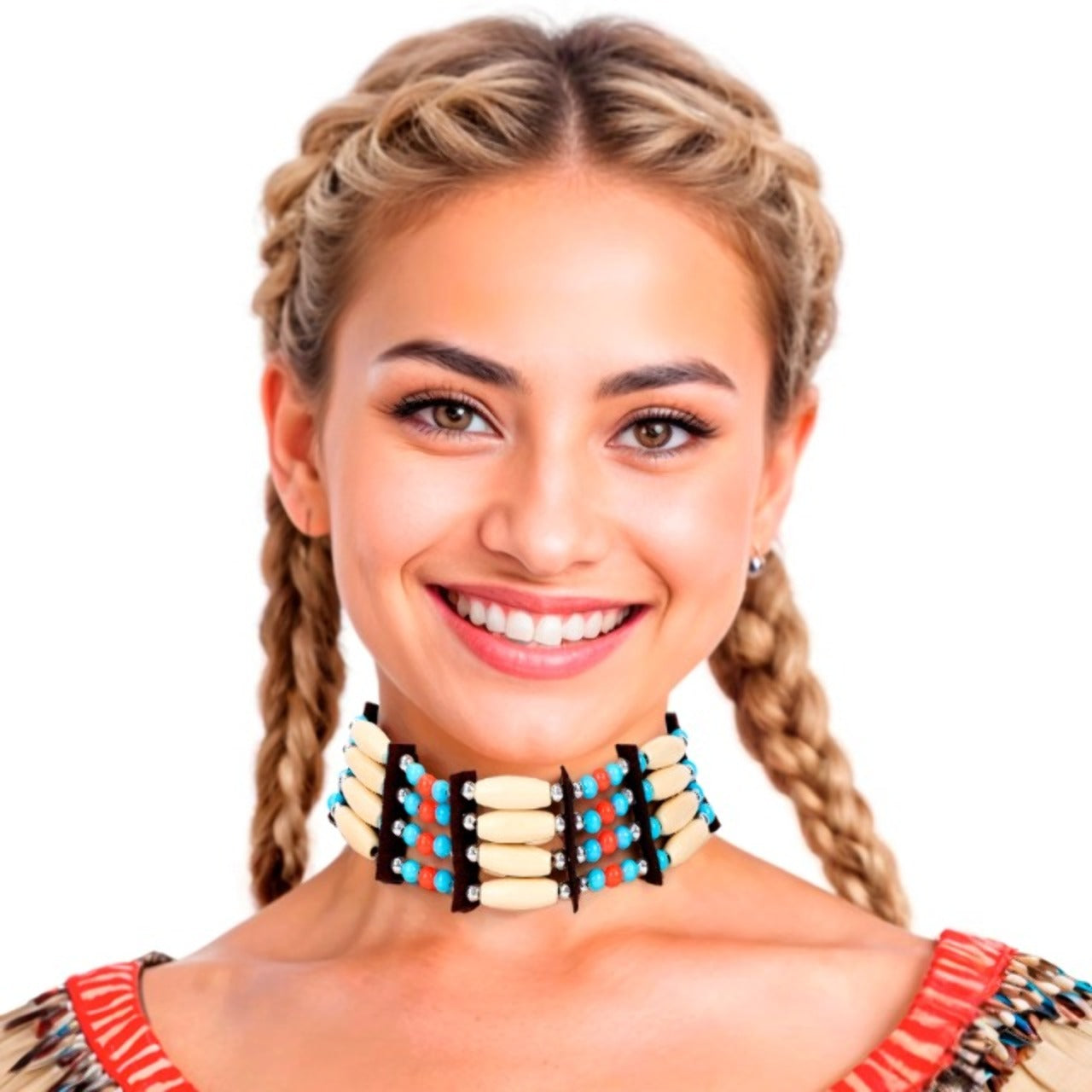 Colar Índio Mohicano