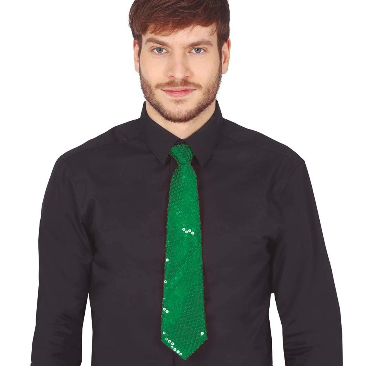 Gravata de Lantejoulas Verde