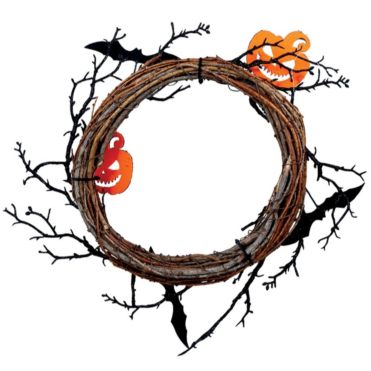 Coroa com Abóboras Halloween