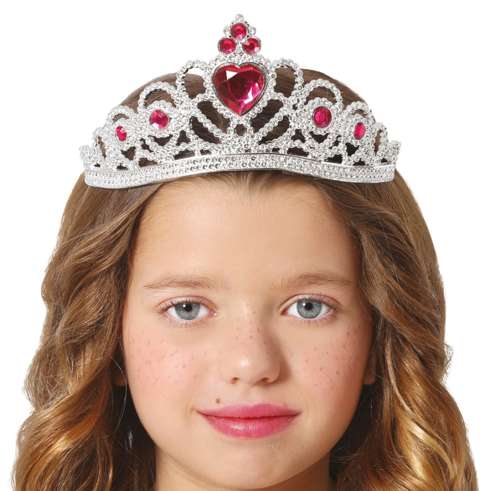 Coroa Princesa Rosa para criança