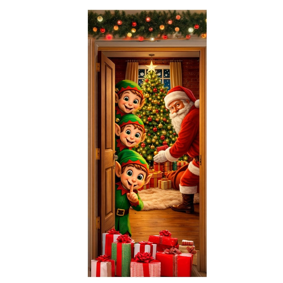 Cobreporta de Elfos de Natal