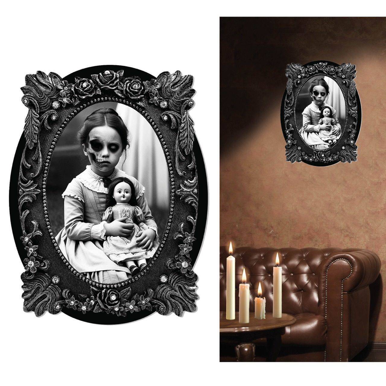 Decoração Autocolante Quadro Menina Assustadora