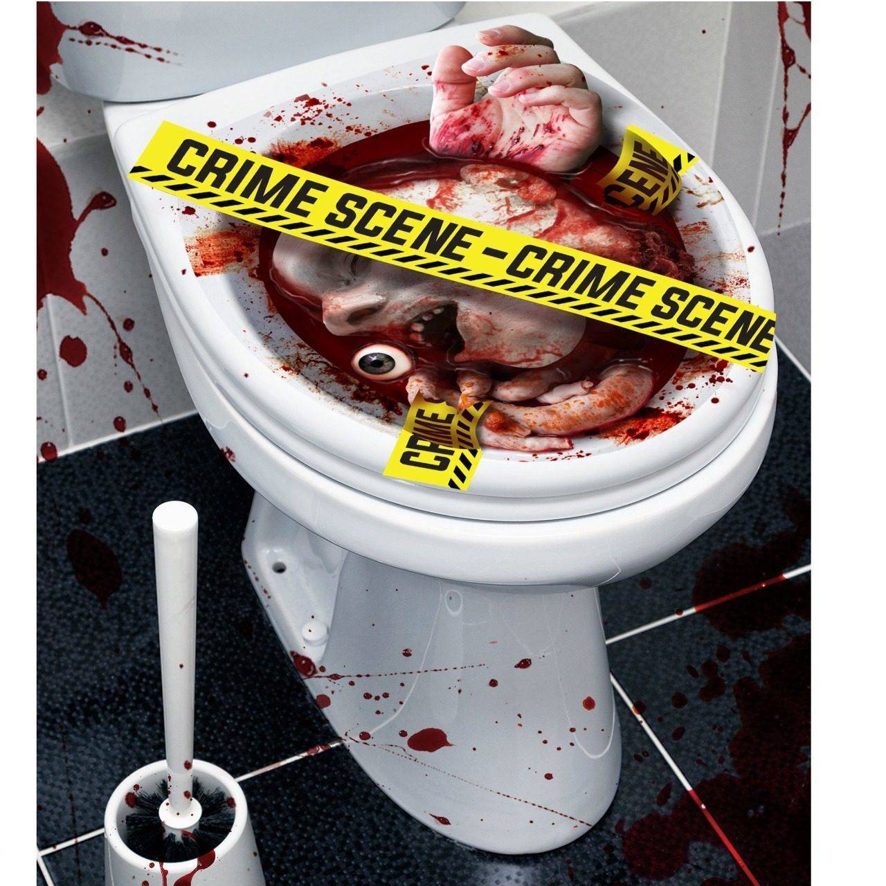 Decoração WC "CRIME SCENE"
