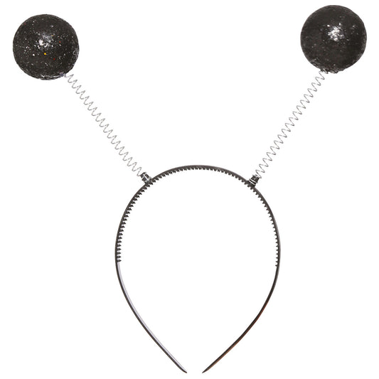 Bandolete de Bolas Negras Purpurina