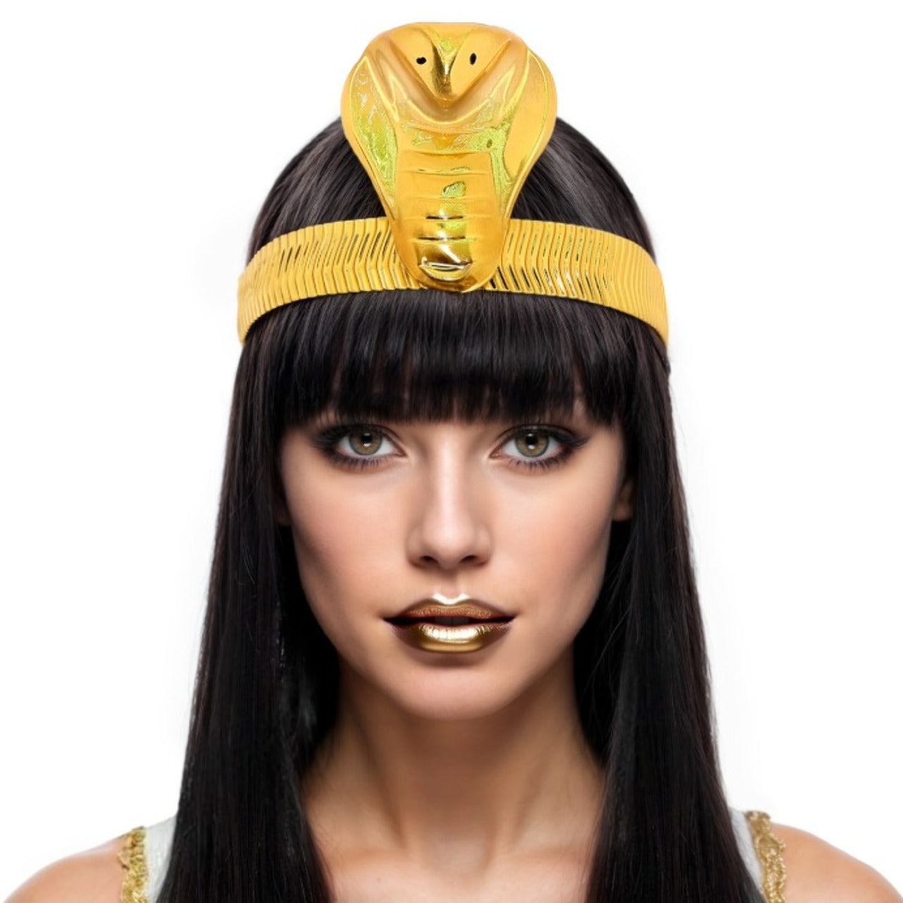 Bandolete Egípcia Serpente Dourada