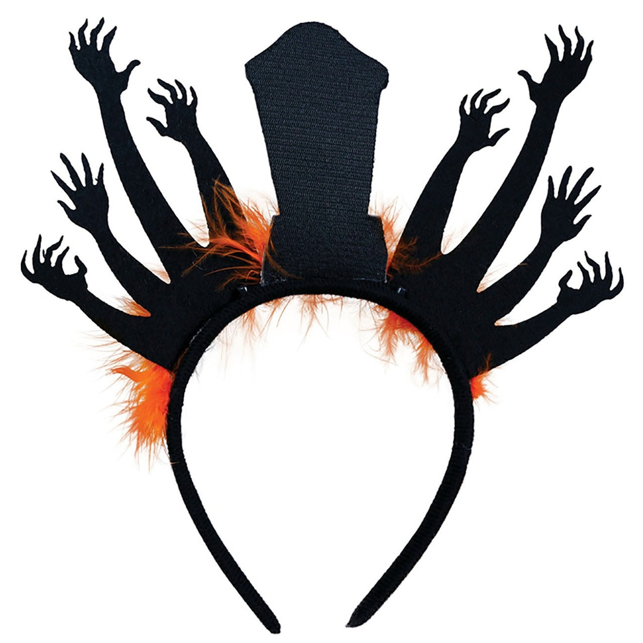 Faixa de cabeça de lápide de zumbi