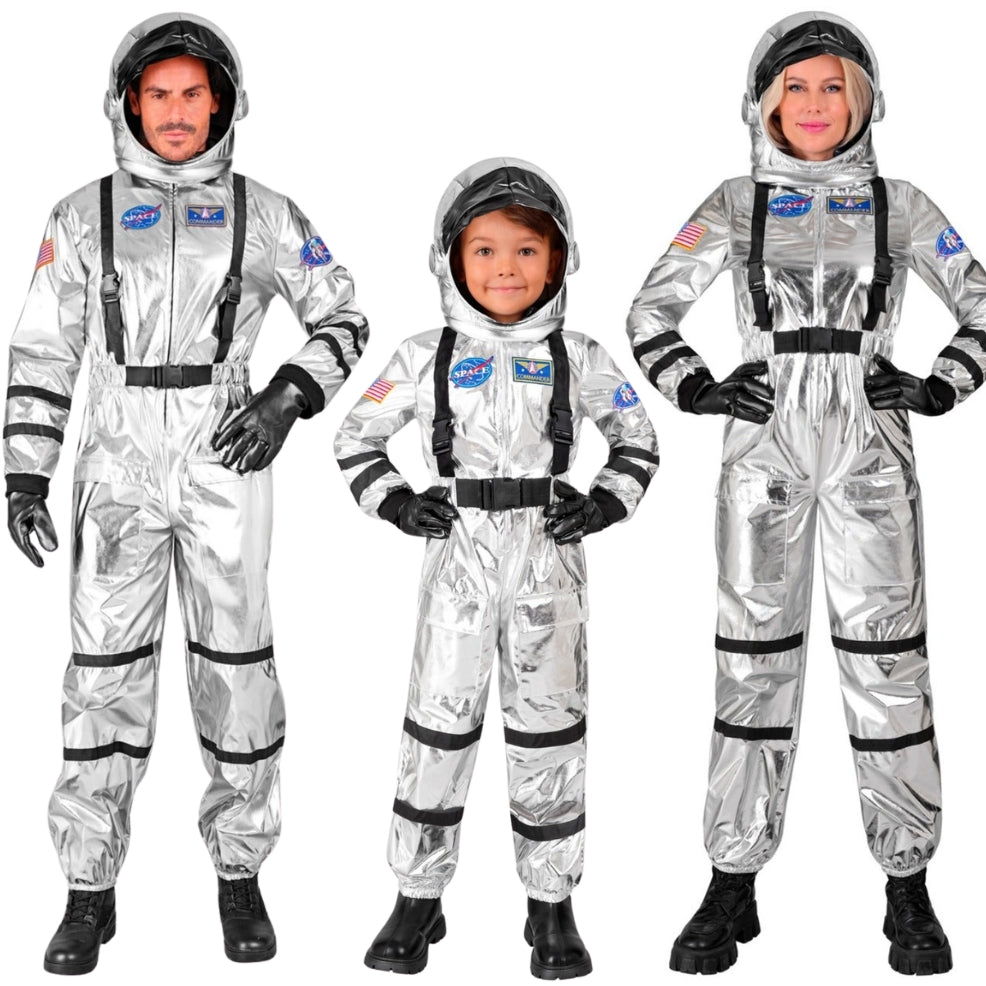Fatos em Grupo de Astronautas Space prateados