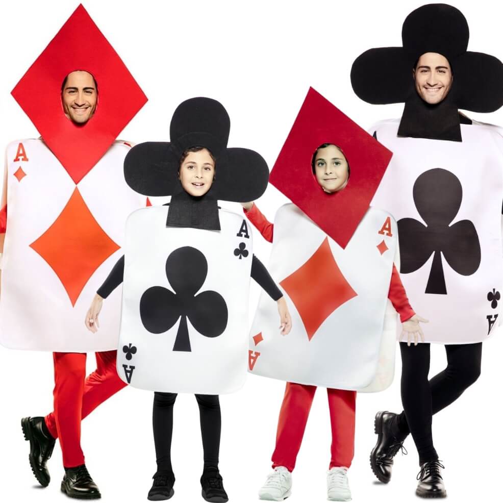 Fatos em grupo de Cartas Diamantes e Trevos