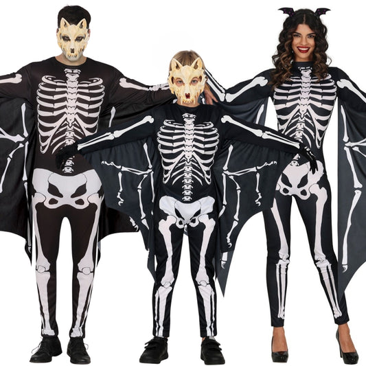 Fatos em Grupo de Esqueletos Morcego Eco