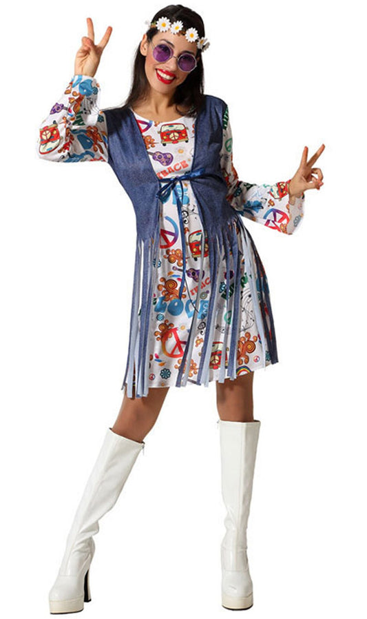 Fatos em grupo de Hippies Multicoloridos