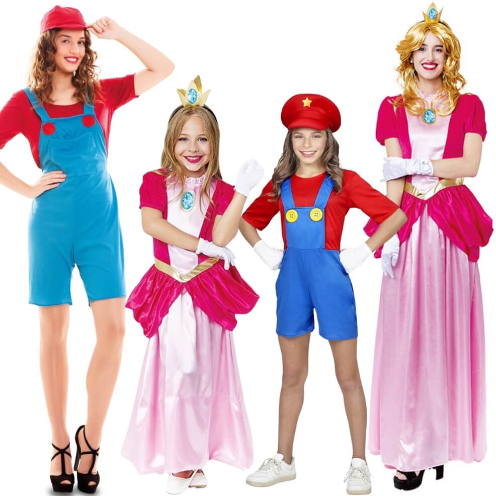 Fatos em grupo de Mario e Princesa Peach