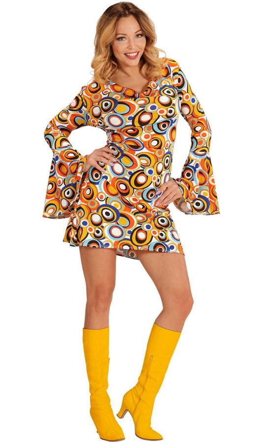 Fato de casal de Anos 70 Bubbles