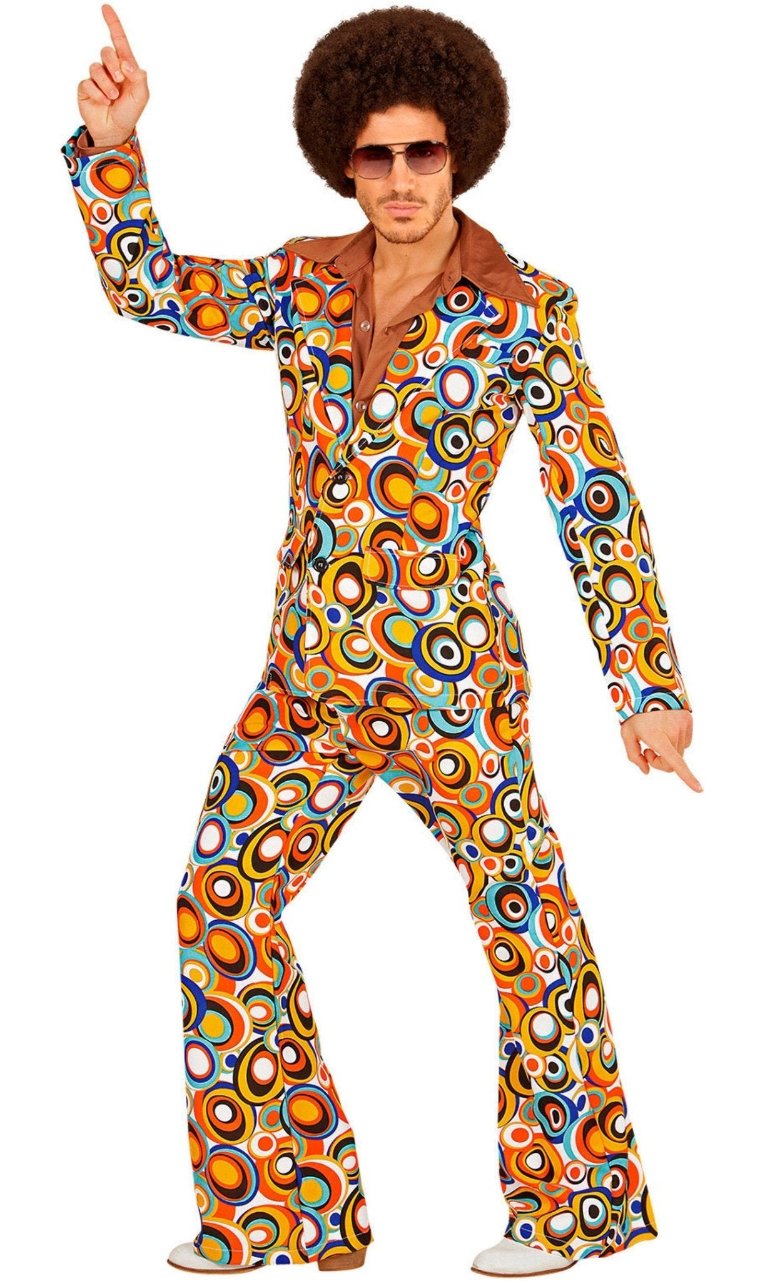 Fato de casal de Anos 70 Bubbles