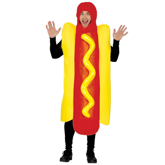 Fatos de casal de Hot Dog e ketchup