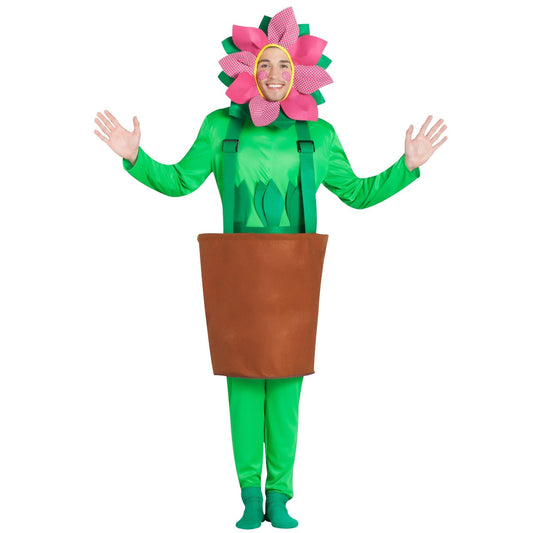 Fatos em casal de Jardineiro e Vaso com Flor