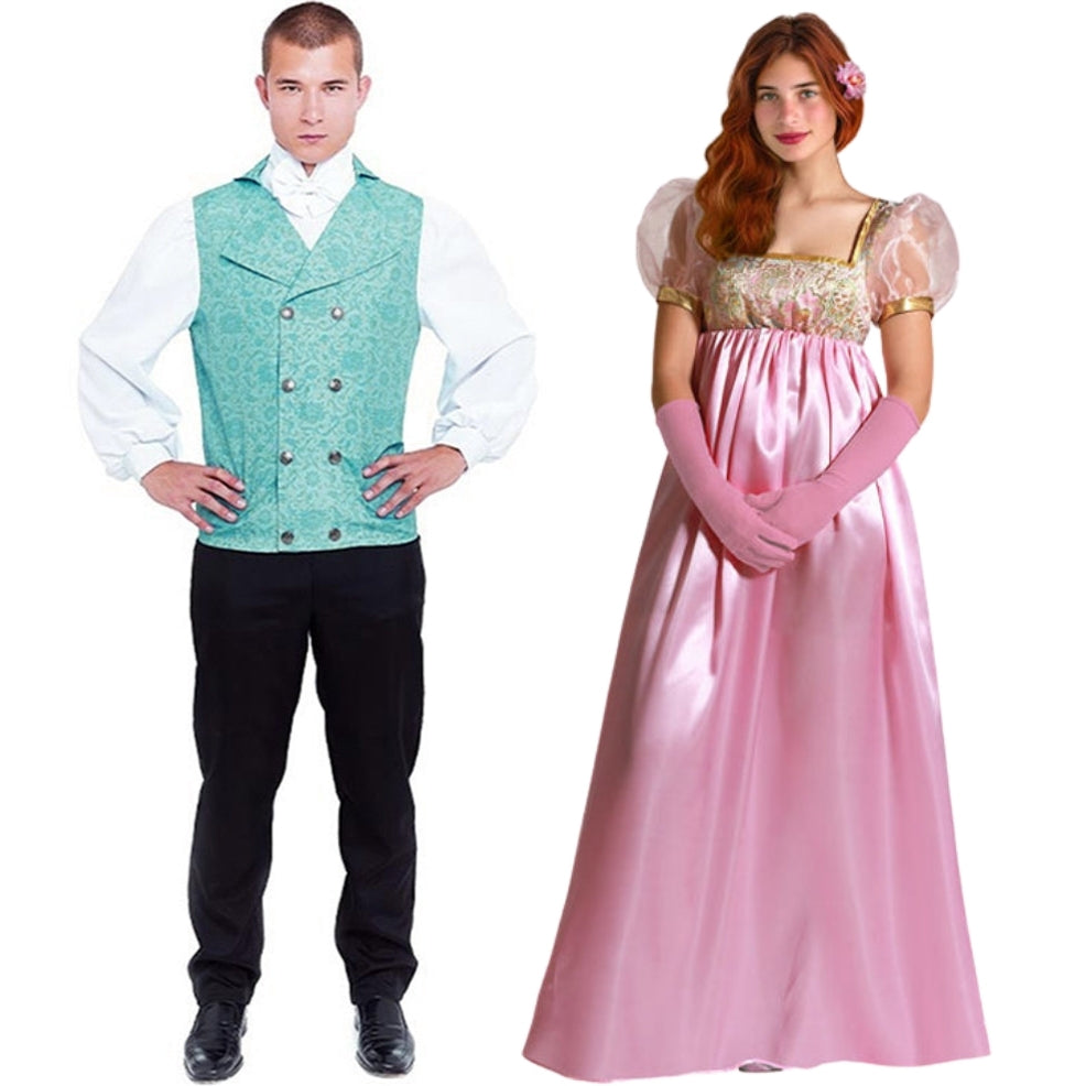 Fatos de casal de Marqueses Bridgerton